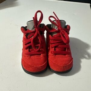 Red children’s Jordan’s. Size 4c